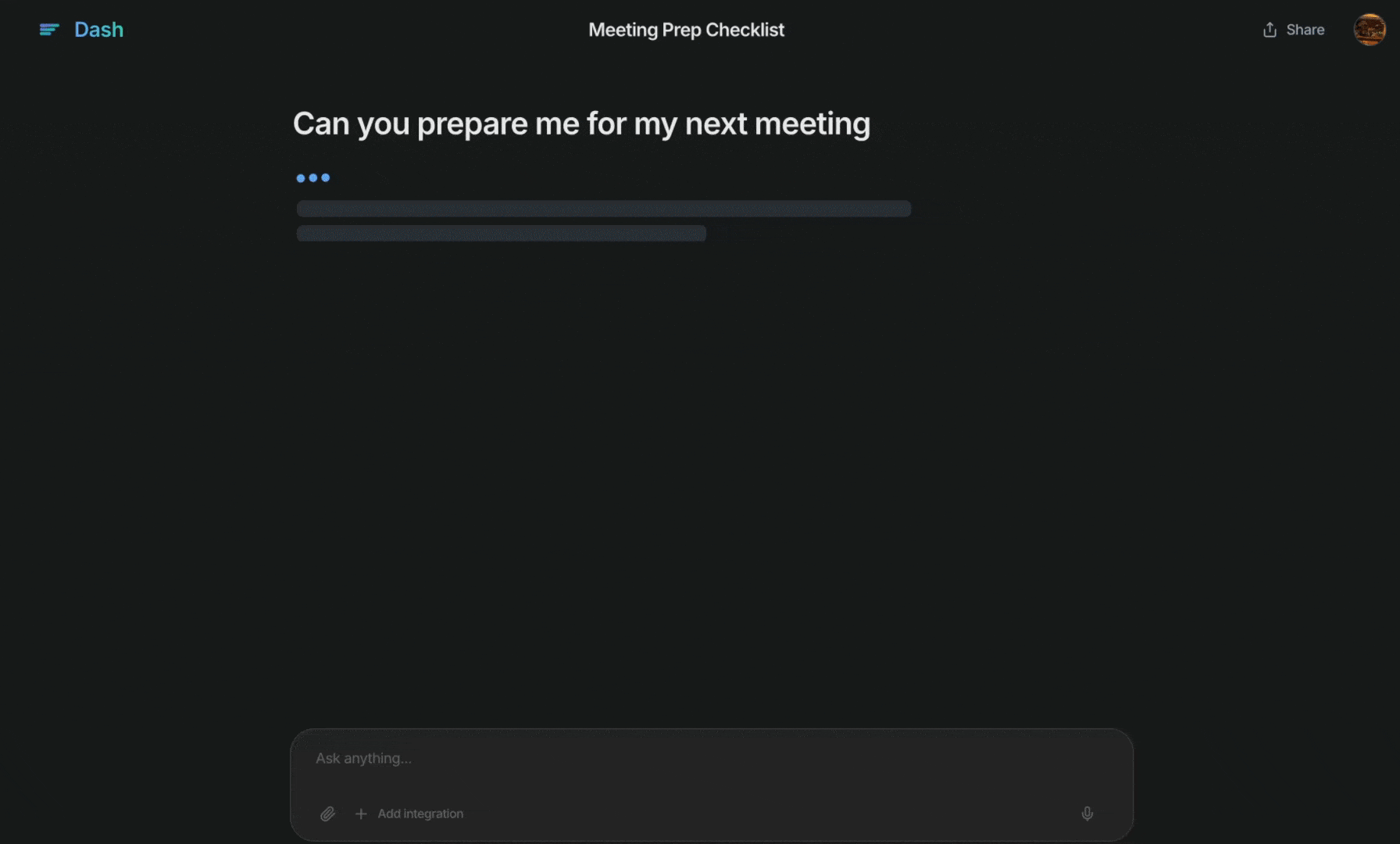meetings demonstration